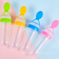 silicone baby bottles baby dispensing spoon 90 ml baby feeder bottle